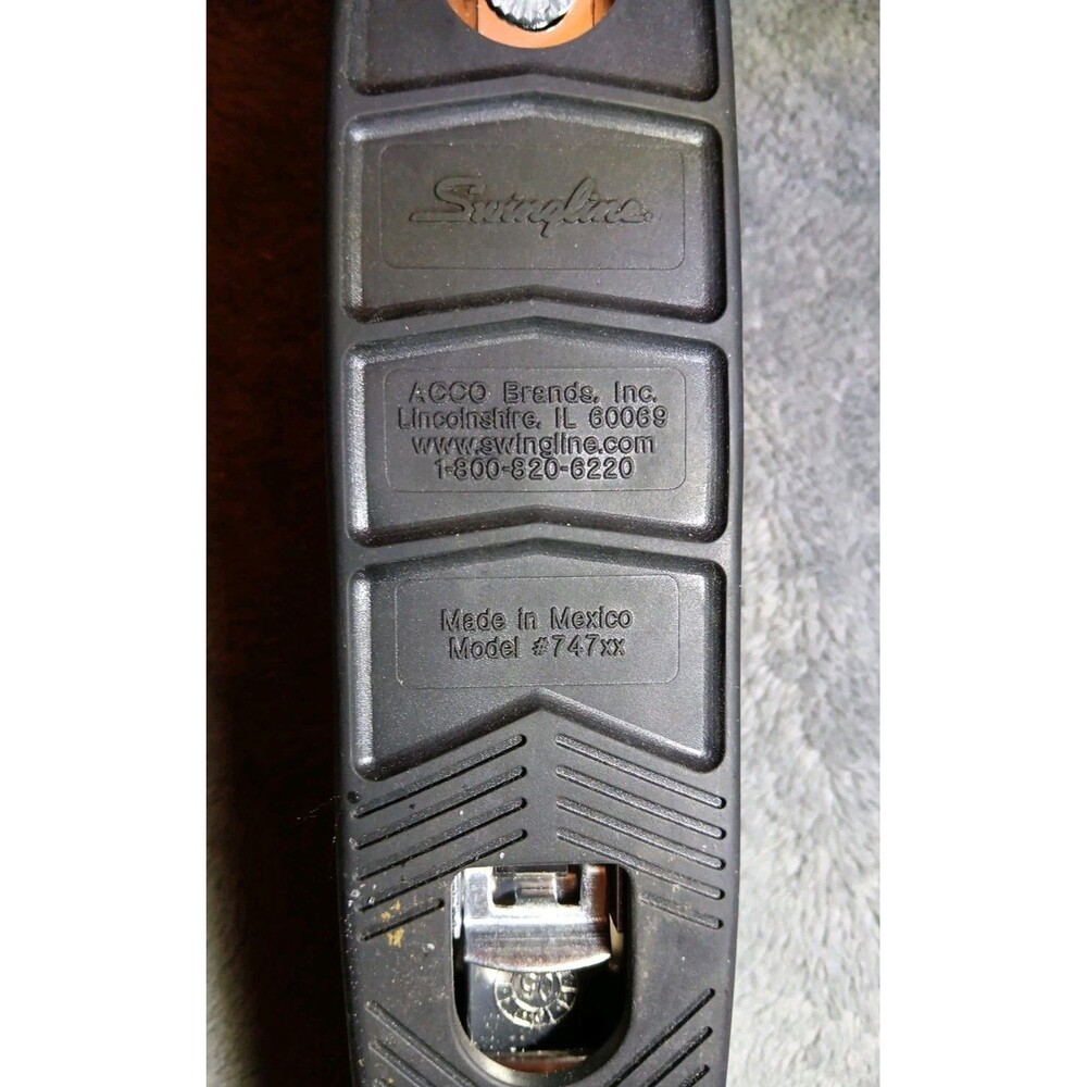 Set of 2 Swingline Staplers, Chrome Collectors Edition, and a Red Swingline - Picture 6 of 8